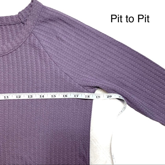 Chaser Thermal Button Cuff Waffle Knit Shirt Size Small - Picture 12 of 17